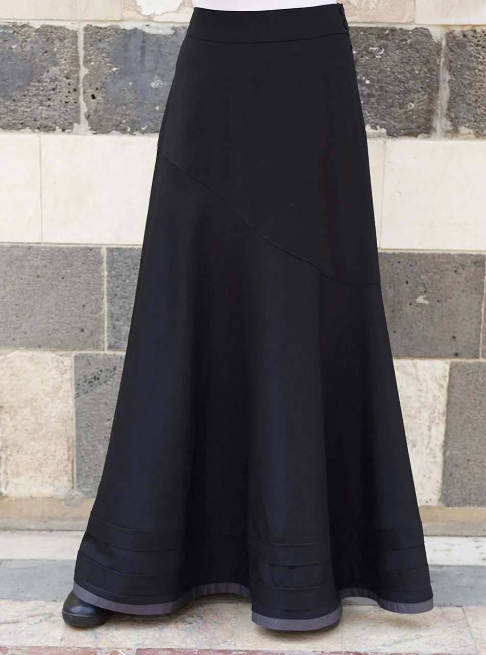 Asymmetrical Flared Skirt