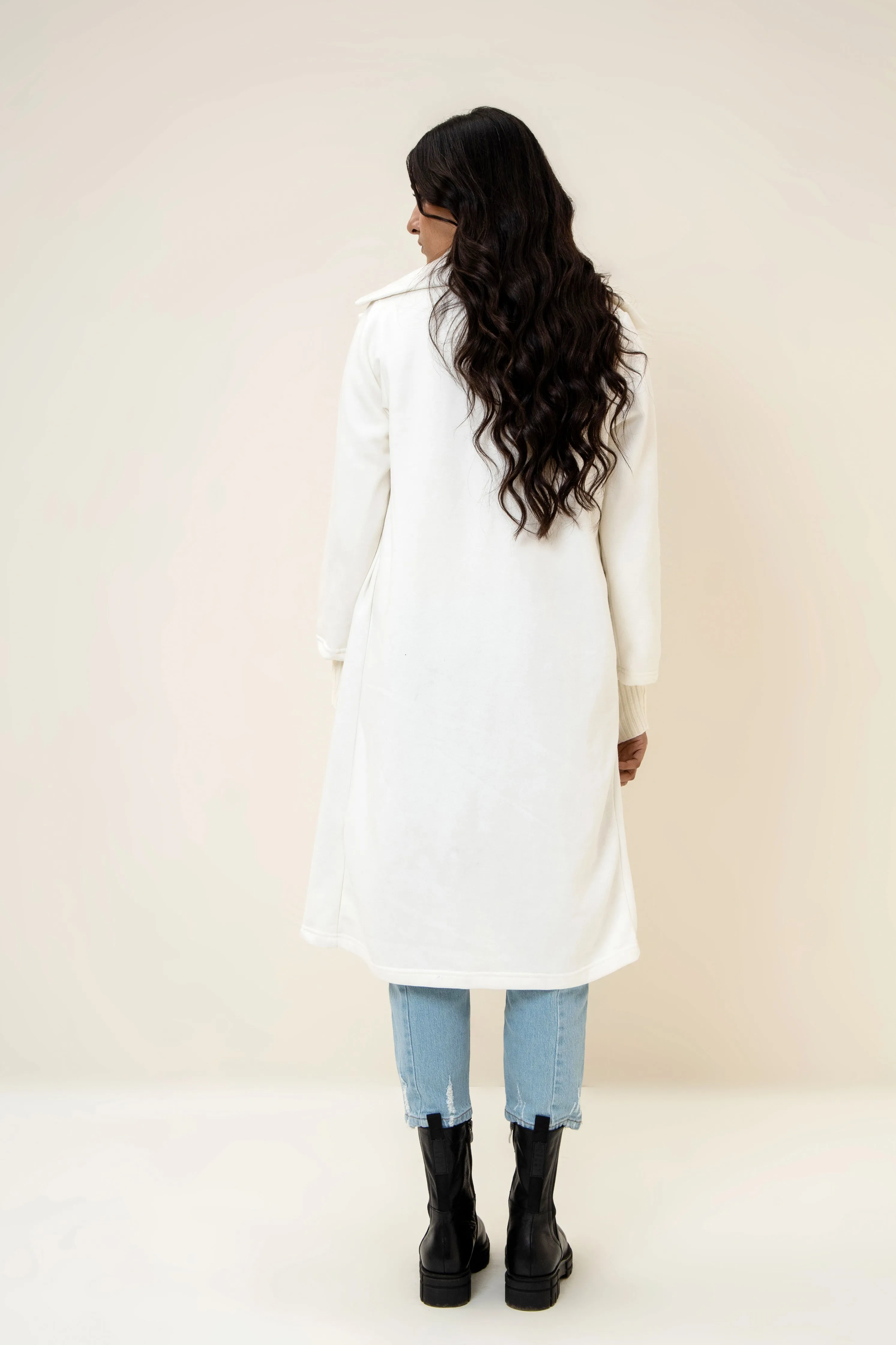 Bergen Neo Long Coat Off White