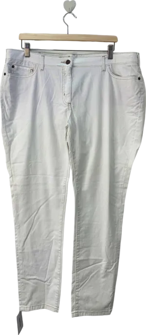 Boden White Straight Leg Jeans 20R