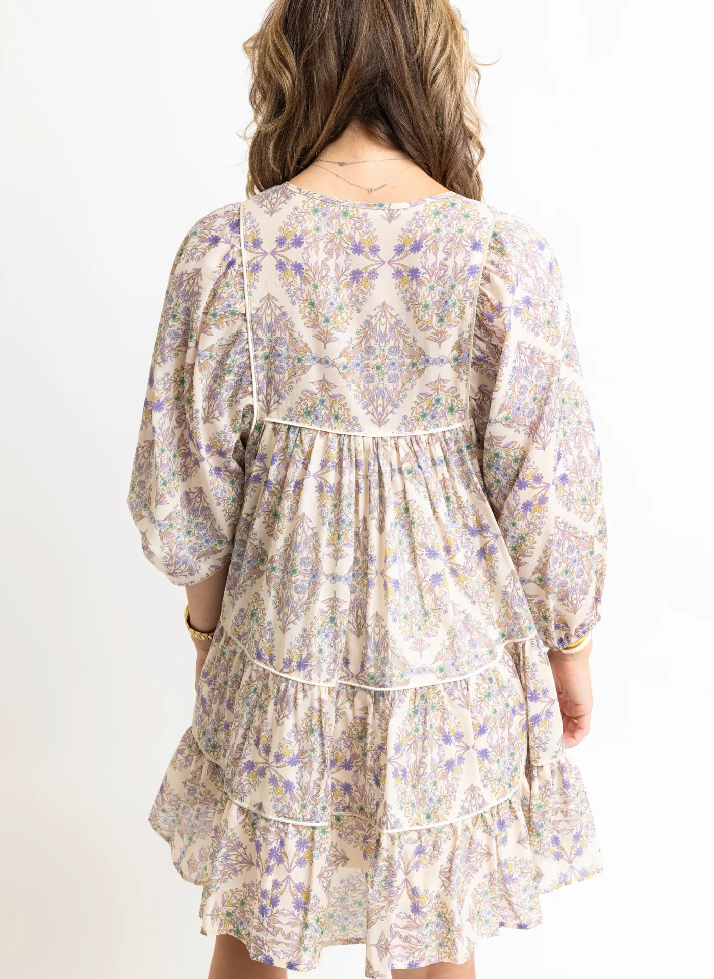 Boho Floral Tier Dress