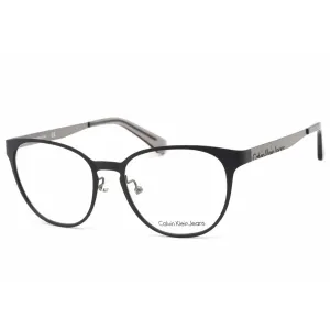 Calvin Klein Jeans Unisex Eyeglasses - Gray Metal Frame Clear Demo Lens | CKJ141AF 006