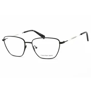 Calvin Klein Jeans Women's Eyeglasses - Black Square Frame Demo Lens | CKJ21221 001