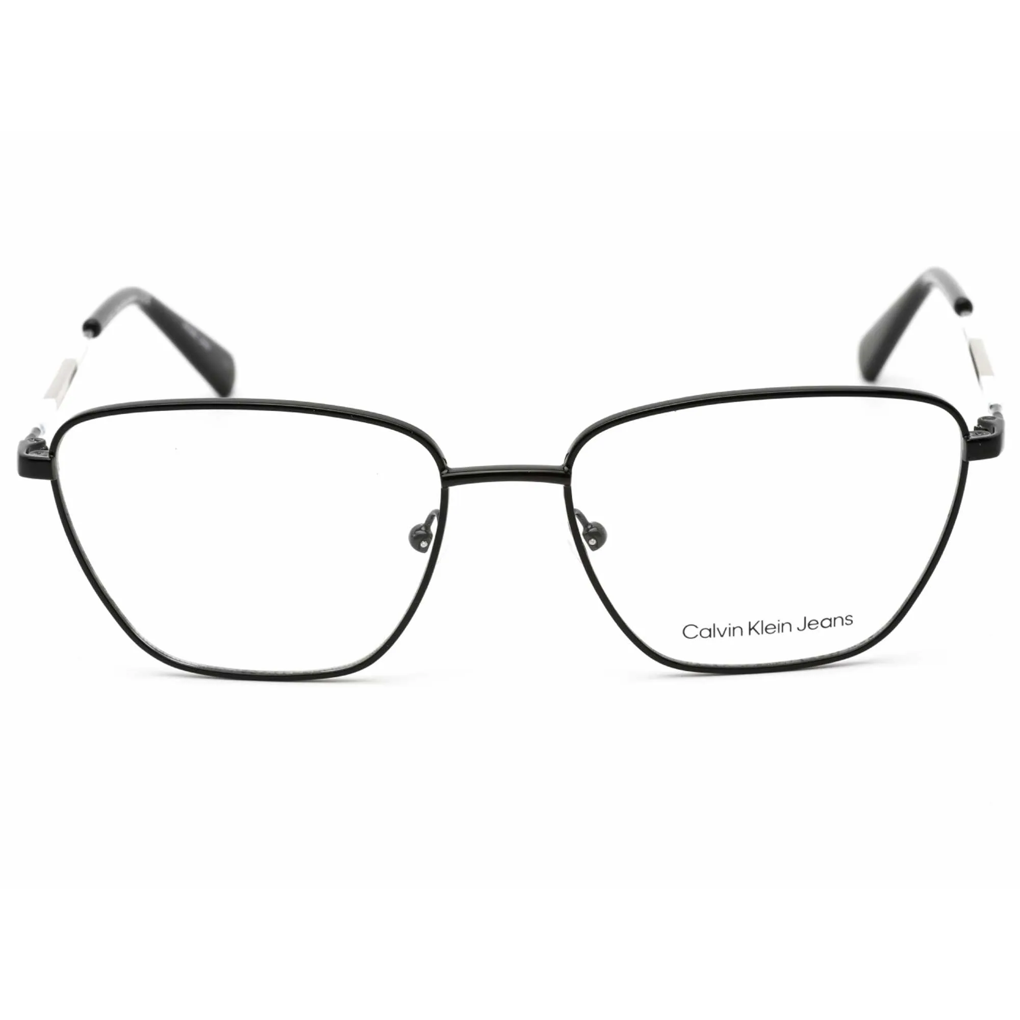 Calvin Klein Jeans Women's Eyeglasses - Black Square Frame Demo Lens | CKJ21221 001