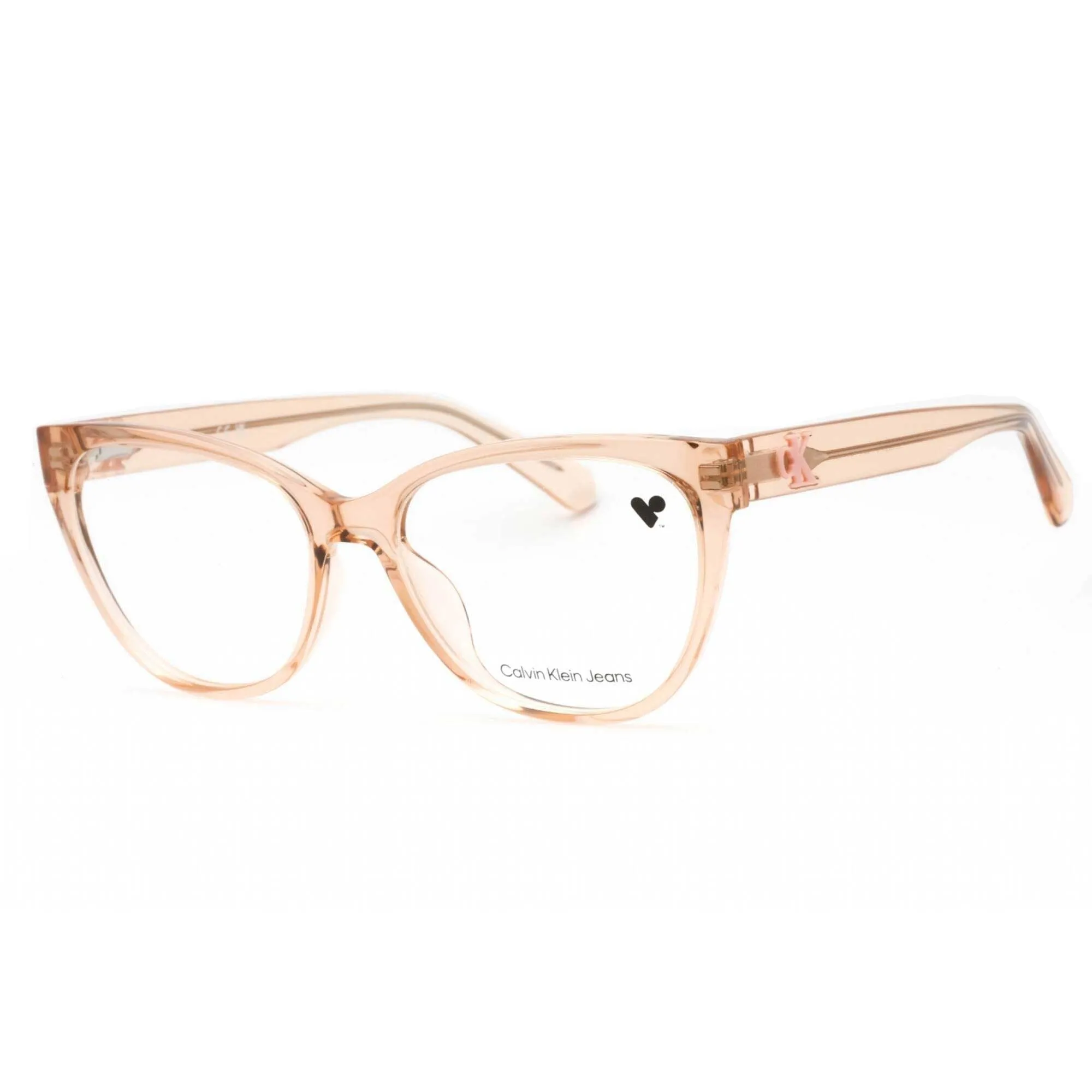 Calvin Klein Jeans Women's Eyeglasses - Peach Cat Eye Full Rim Frame | CKJ22618 681