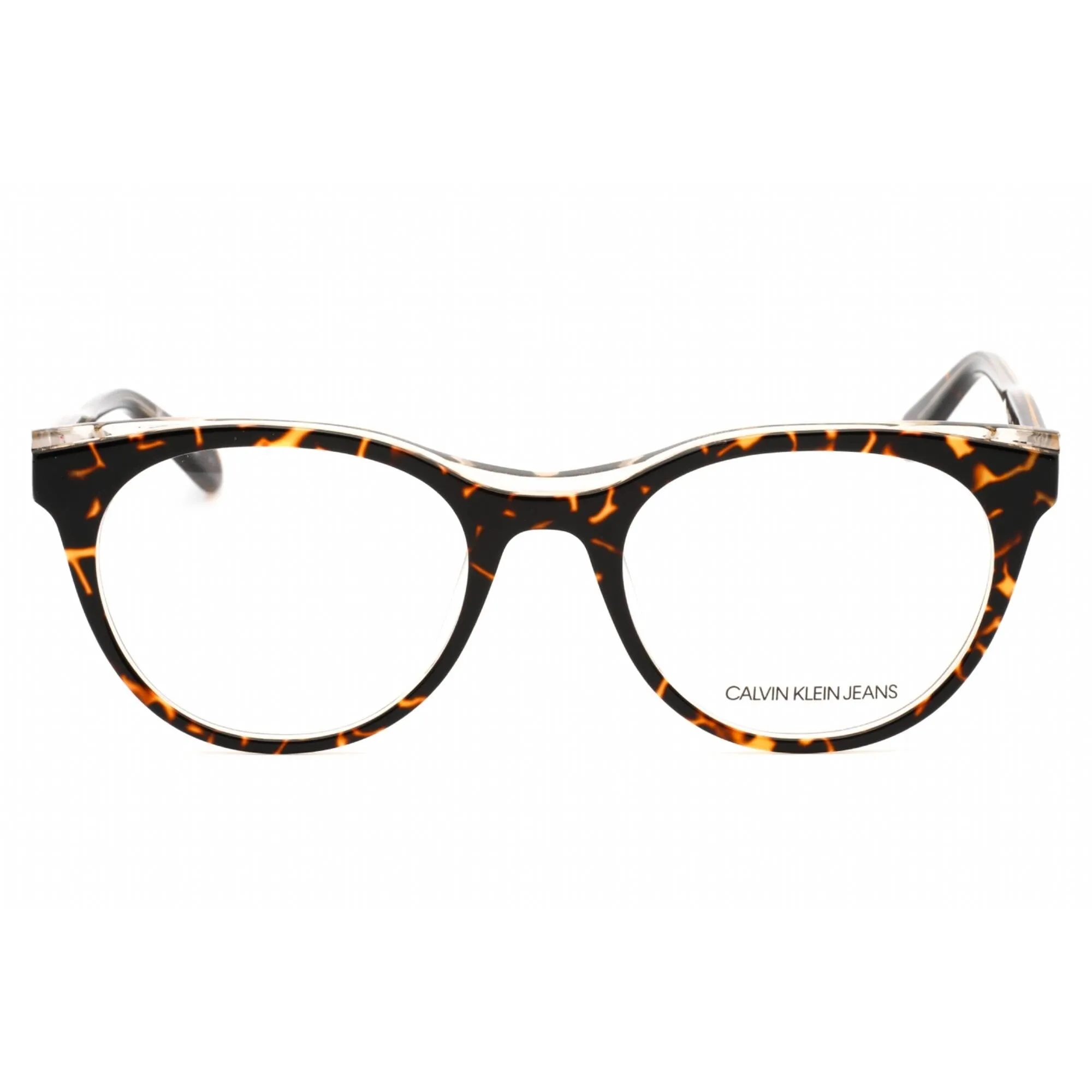 Calvin Klein Jeans Women's Eyeglasses - Tortoise/Crystal Blush Frame | CKJ19511 236