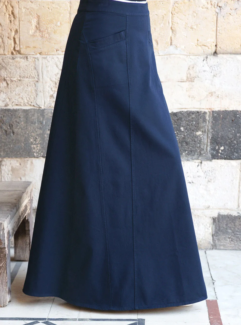 Cotton Twill Shumaysah Skirt