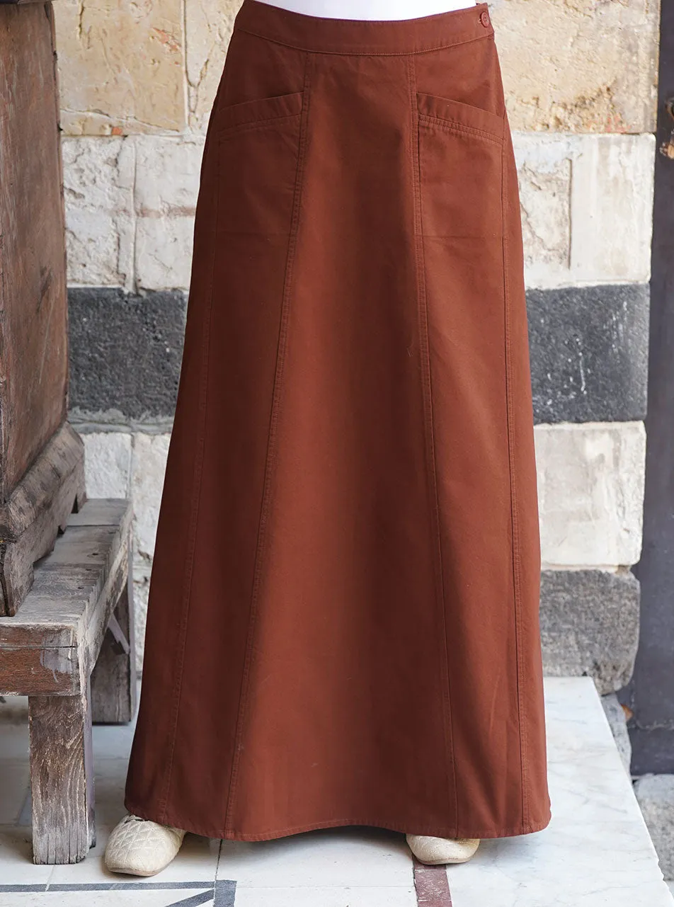 Cotton Twill Shumaysah Skirt