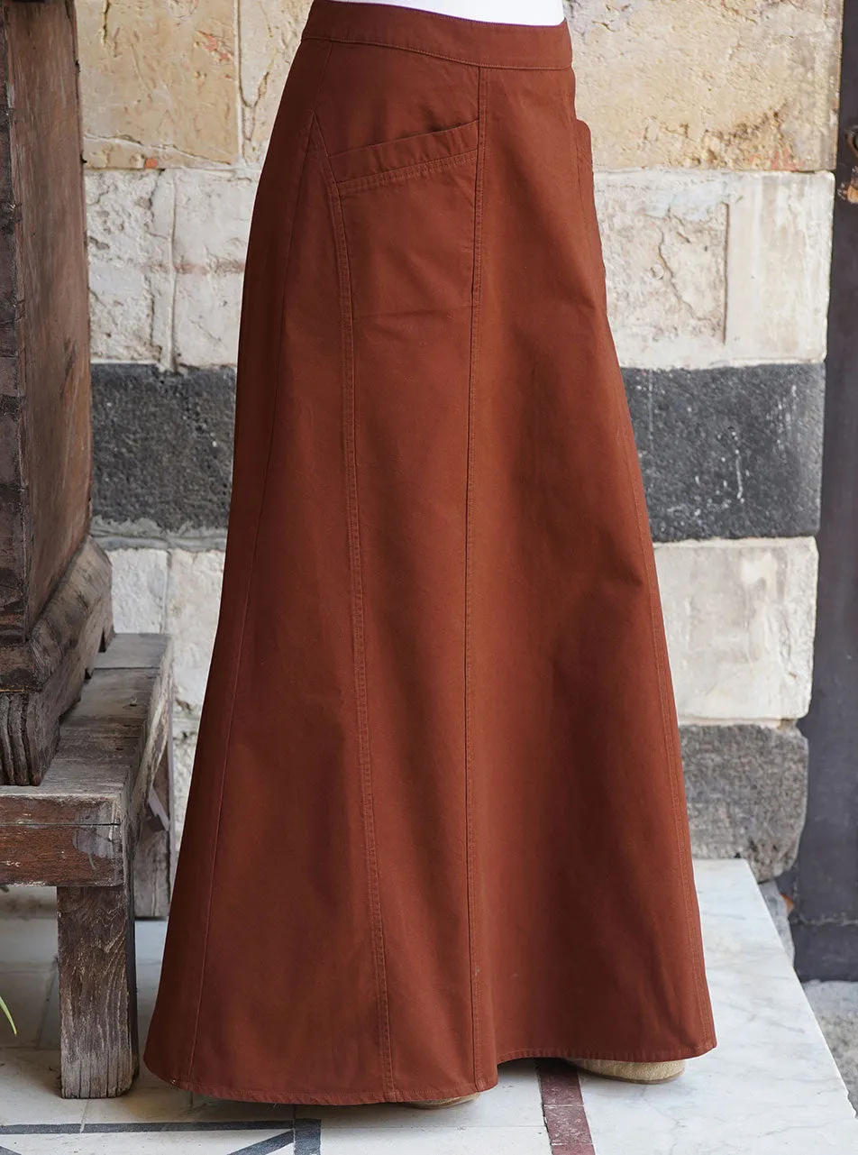 Cotton Twill Shumaysah Skirt