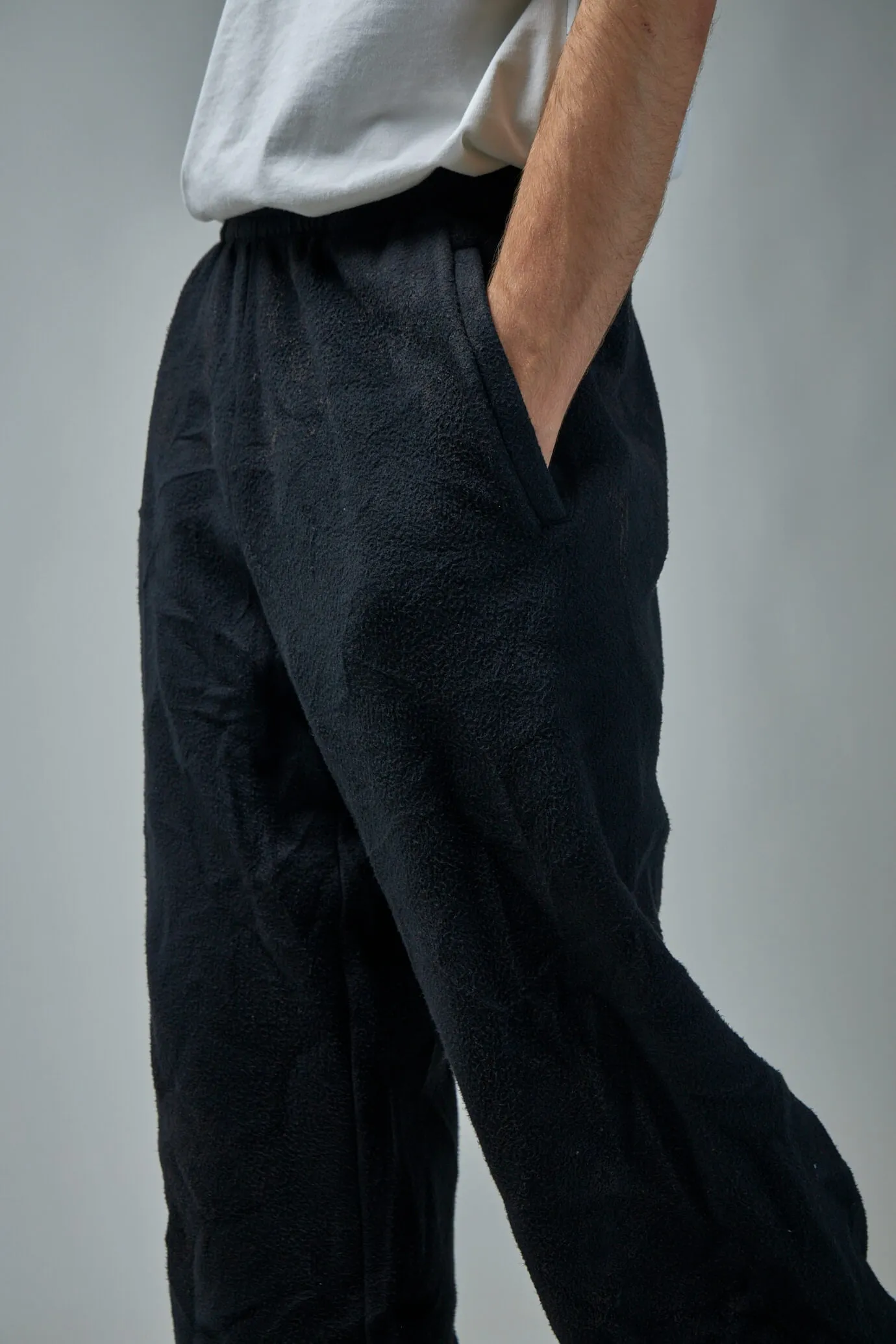 Crinkled Pants black