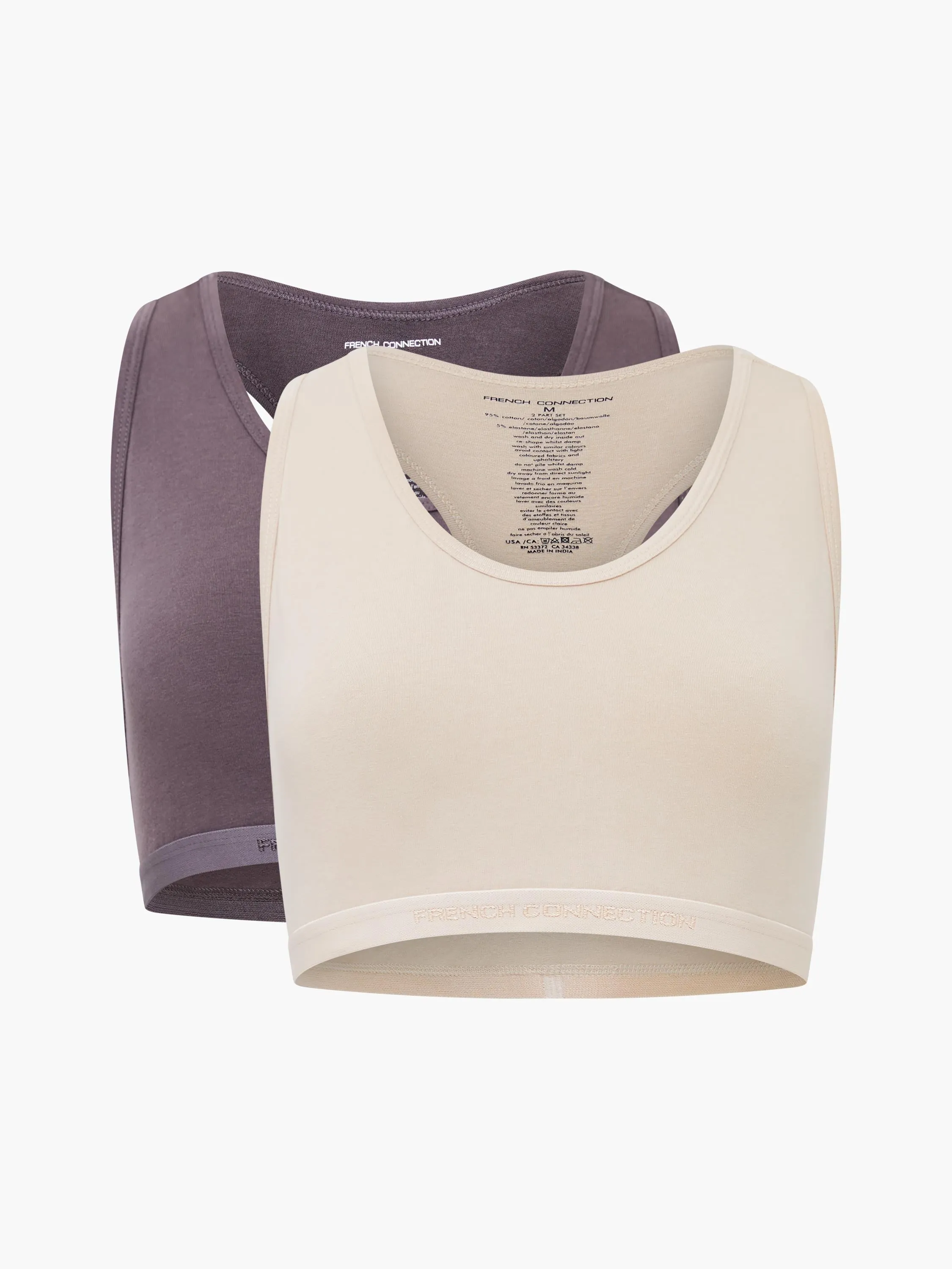 Fc 2 Pack Crop Top Tonal