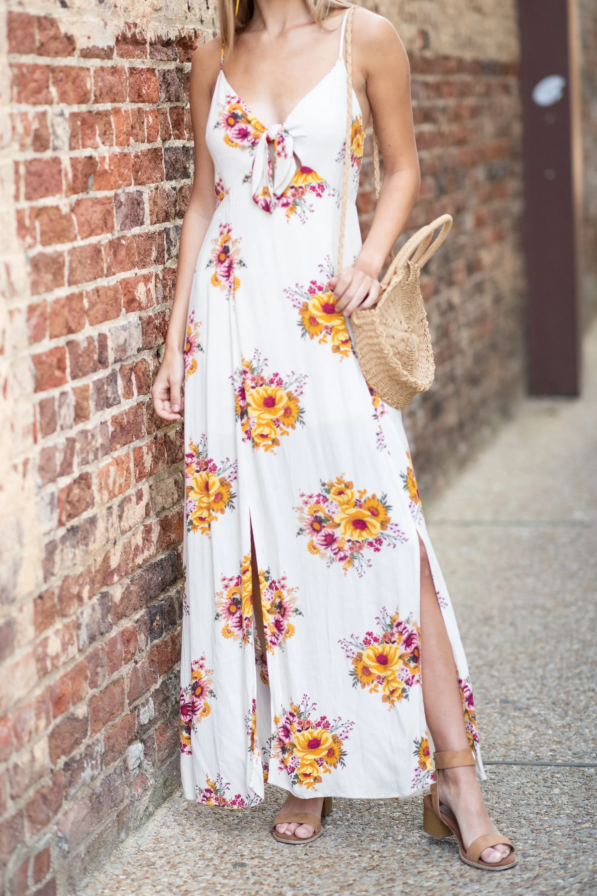 Feeling So Light Hearted Maxi Dress, Sand