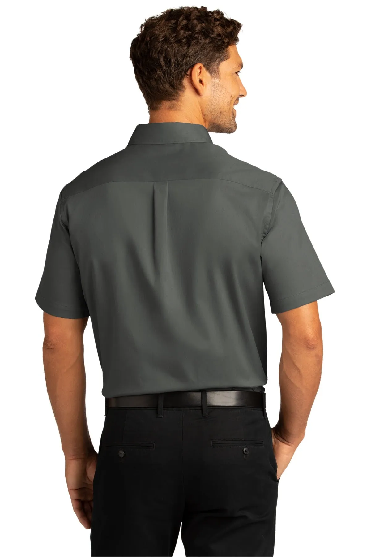 Port Authority Short Sleeve SuperPro React™ Twill Shirt. W809