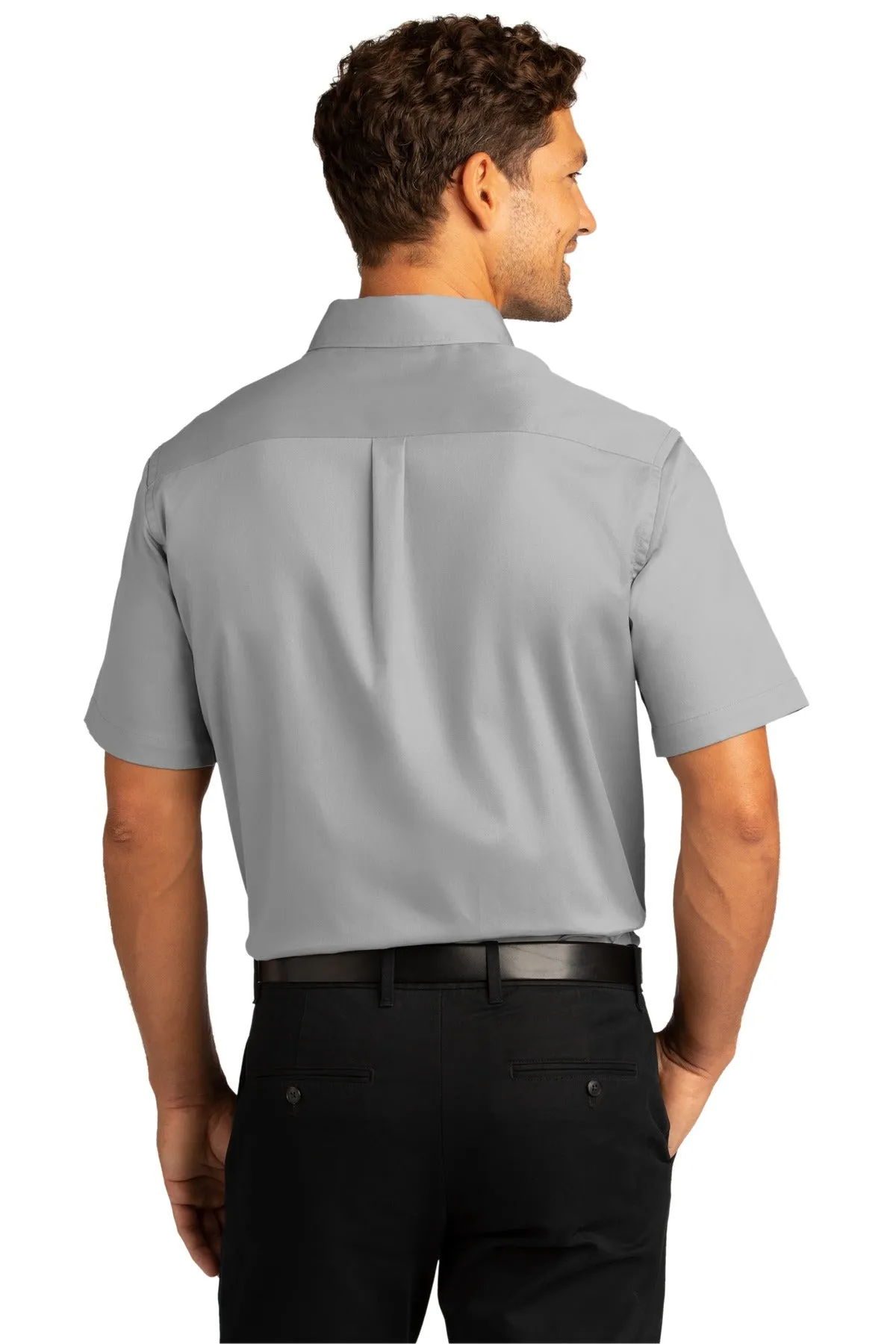 Port Authority Short Sleeve SuperPro React™ Twill Shirt. W809