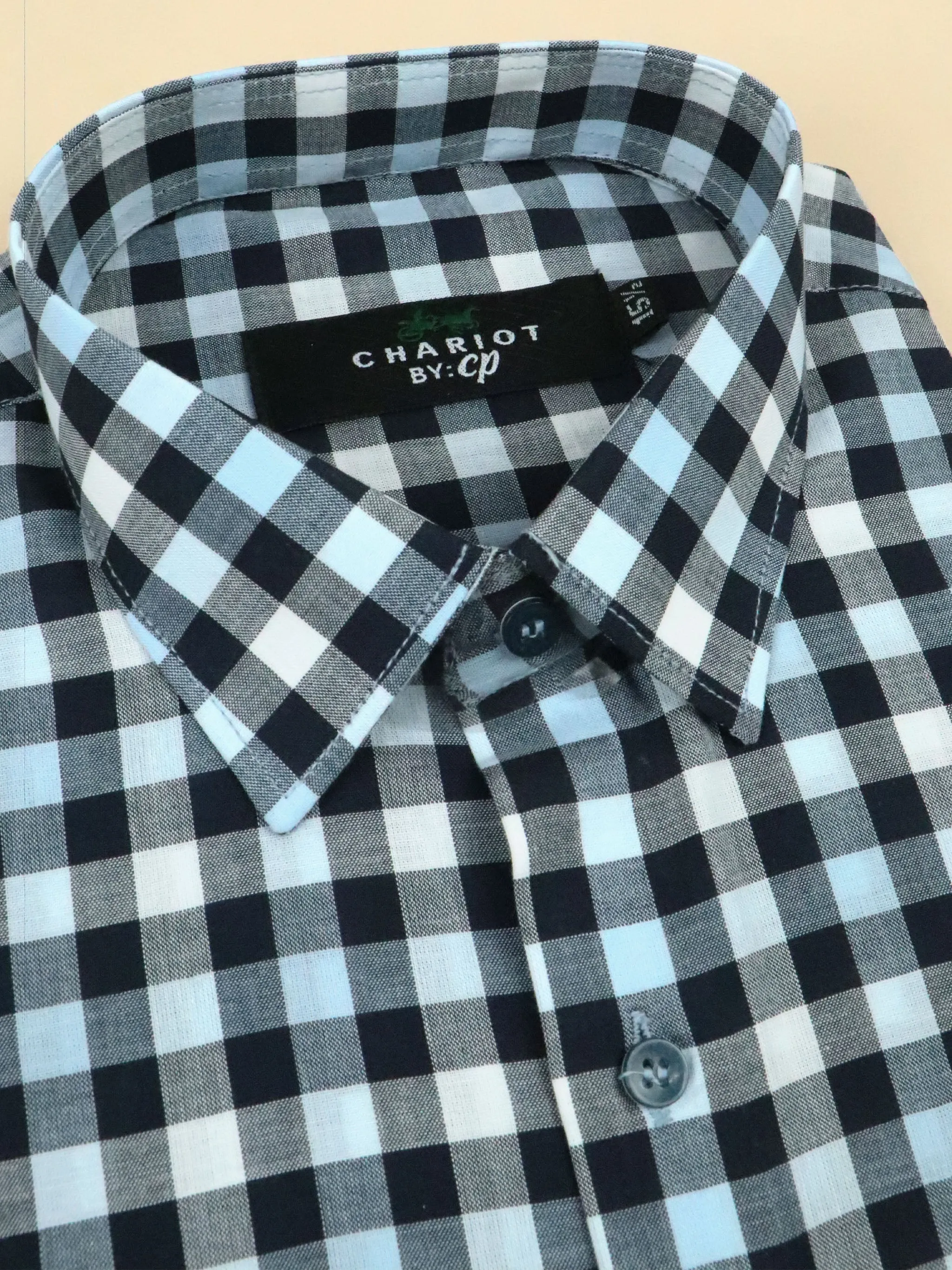 WB Checks Formal Dress Shirt For Men MFS130